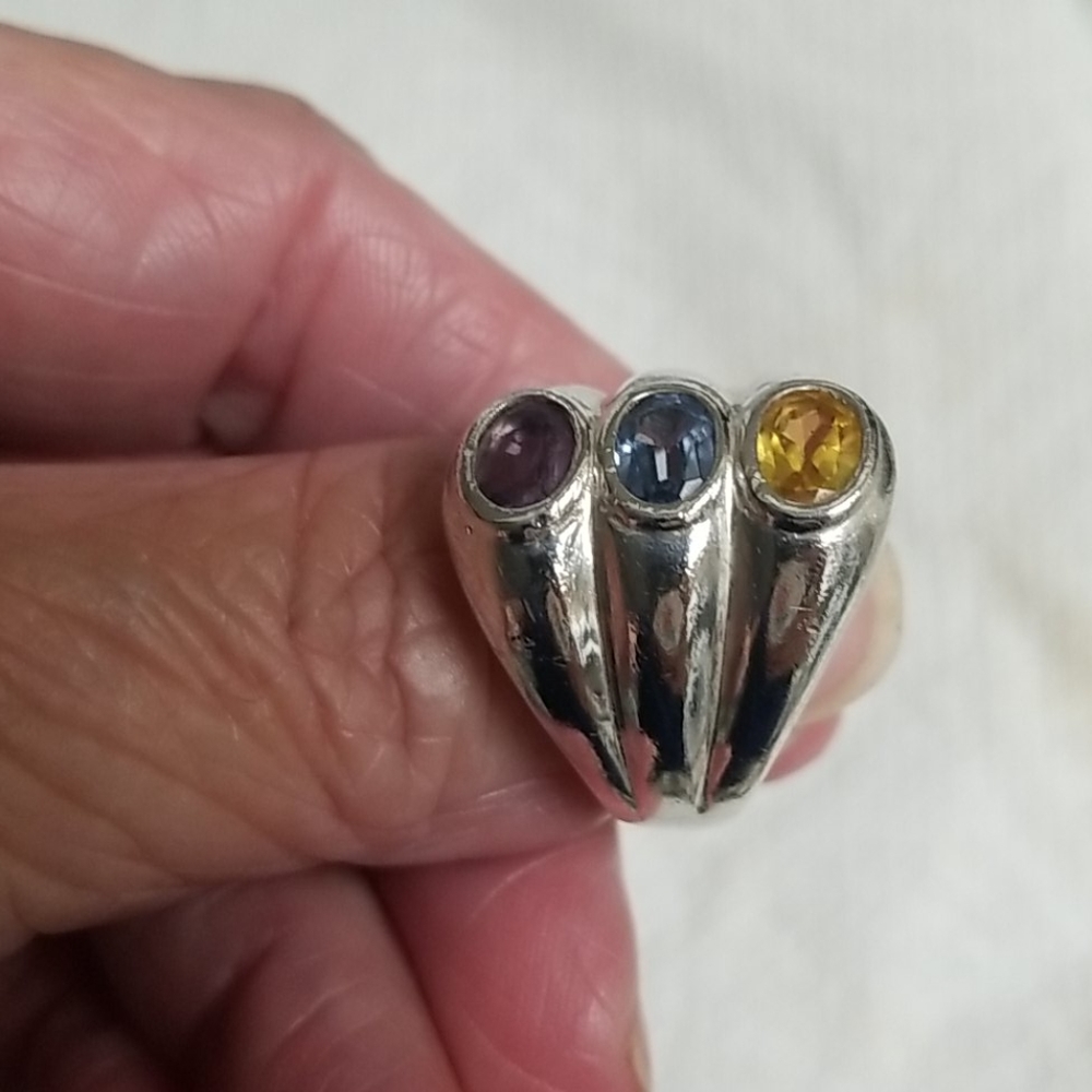 Multi Stone Ring - image 3